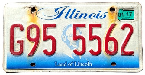 Illinois 2017 - tablica z USA