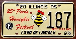 Illinois 2005 - tablica z USA