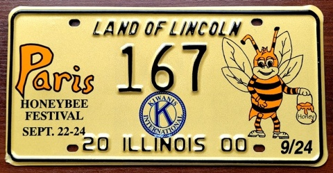Illinois 2000 - tablica z USA