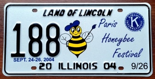 Illinois 2004 - tablica z USA