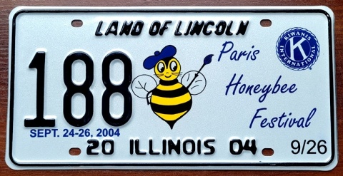 Illinois 2004 - tablica z USA