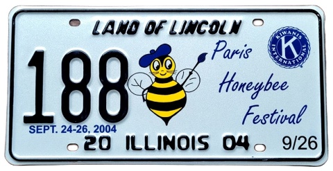 Illinois 2004 - tablica z USA