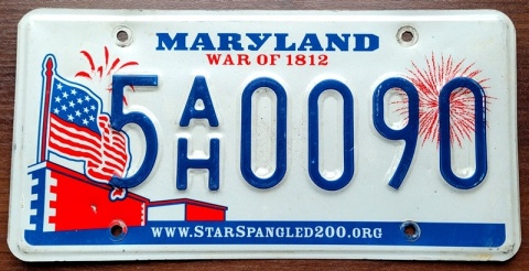 Maryland - tablica z USA