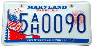 Maryland - tablica z USA