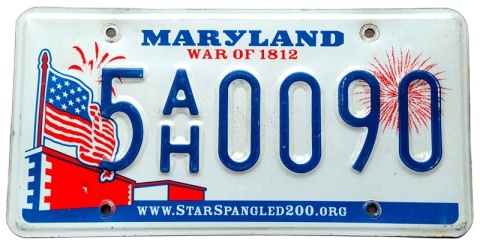 Maryland - tablica z USA