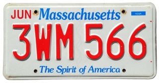 Massachusetts - tablica z USA