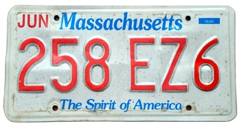 Massachusetts - tablica z USA