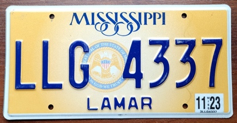 Mississippi 2023 - tblica z USA