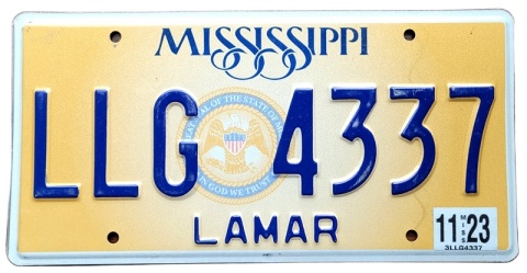 Mississippi 2023 - tblica z USA