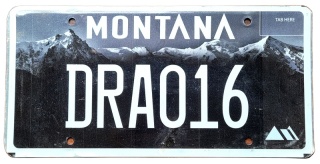 Montana - tablica z USA