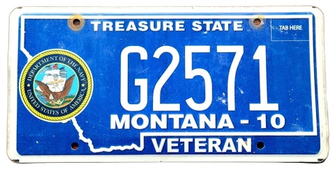 Montana - tablica z USA
