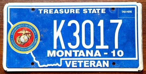 Montana - tablica z USA