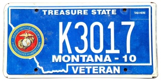 Montana - tablica z USA