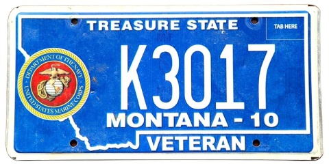 Montana - tablica z USA