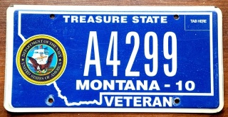 Montana - tablica z USA