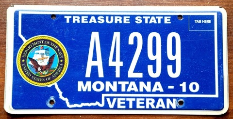 Montana - tablica z USA