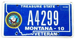 Montana - tablica z USA