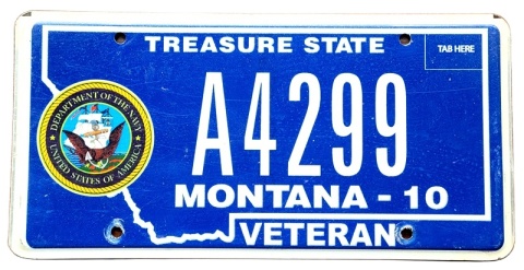 Montana - tablica z USA