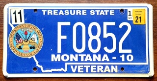 Montana 2021 - tablica z USA