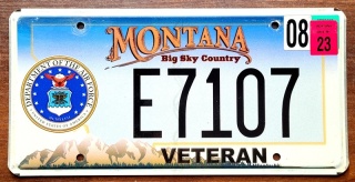 Montana 2023 - tablica z USA