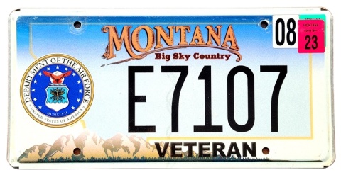 Montana 2023 - tablica z USA