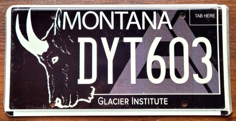 Montana - tablica z USA