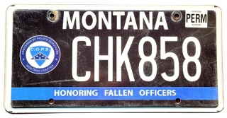 Montana - tablica z USA