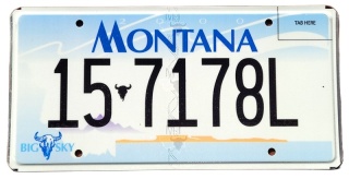 Montana - tablica z USA