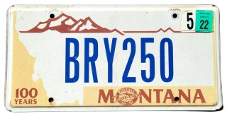Montana 2022 - tablica z USA