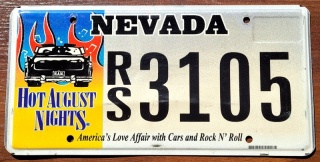 Nevada - tablica z USA