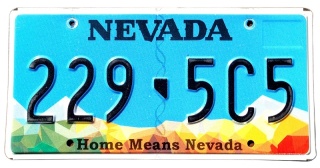 Nevada - tablica z USA