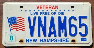 New Hampshire - tablica z USA