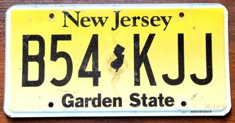 New Jersey - tablica z USA