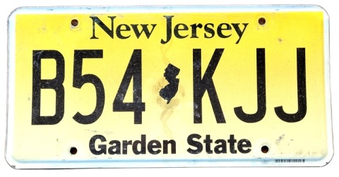 New Jersey - tablica z USA