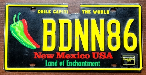 New Mexico - tablica z USA