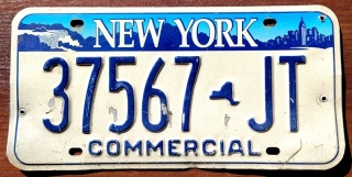 New York - tablica z USA