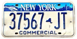 New York - tablica z USA