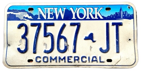 New York - tablica z USA