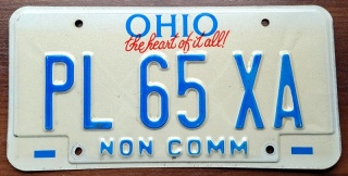 Ohio - tablica z USA