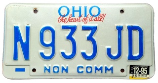 Ohio 1995 - tablica z USA