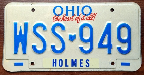 Ohio - tablica z USA