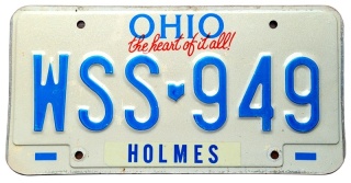 Ohio - tablica z USA
