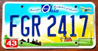 Ohio - tablica z USA