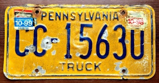 Pennsylvania 1998/99 - tablica z USA