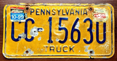 Pennsylvania 1998/99 - tablica z USA