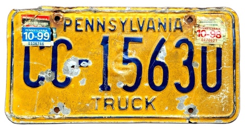 Pennsylvania 1998/99 - tablica z USA