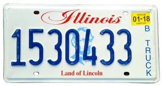 Illinois 2018 - tablica z USA