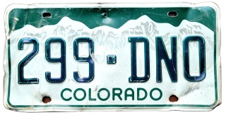 ROAD KILL - Colorado - tablica z USA