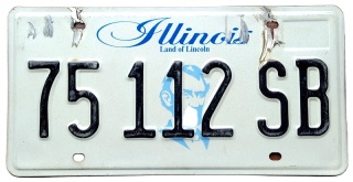 ROAD KILL - Illinois - tablica z USA
