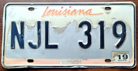 ROAD KILL - Louisiana - tablica z USA